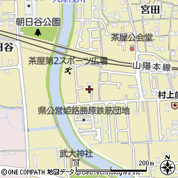 兵庫県姫路市勝原区宮田346周辺の地図