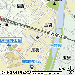 愛知県豊川市御津町御馬加美118-6周辺の地図