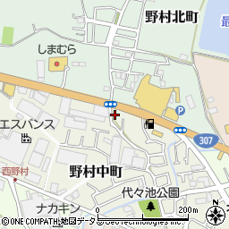ほっともっと枚方野村店周辺の地図