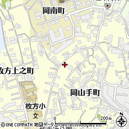 ビューステージ枚方岡山手周辺の地図