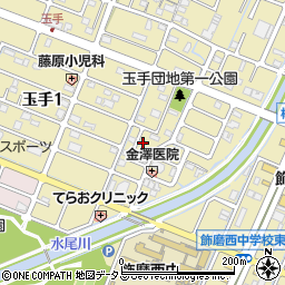 兵庫県姫路市玉手1丁目99周辺の地図