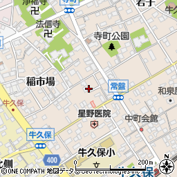 愛知県豊川市牛久保町八幡口55周辺の地図