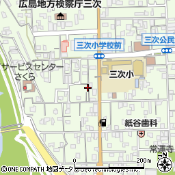 広島県三次市三次町1891周辺の地図