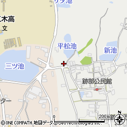 兵庫県三木市跡部211周辺の地図