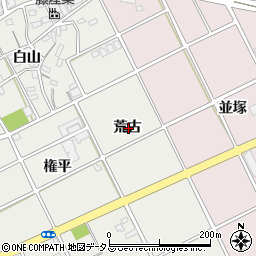 愛知県豊川市宿町荒古周辺の地図
