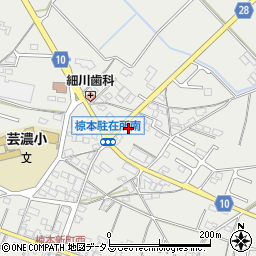 三重県津市芸濃町椋本5038周辺の地図