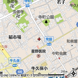 愛知県豊川市牛久保町八幡口54周辺の地図