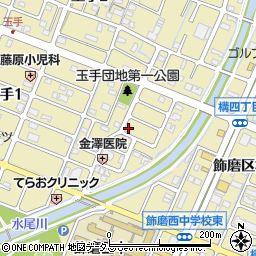 兵庫県姫路市玉手1丁目149周辺の地図