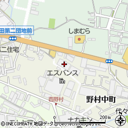 大阪府枚方市野村中町2-3周辺の地図