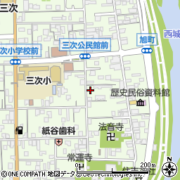 広島県三次市三次町1529-4周辺の地図