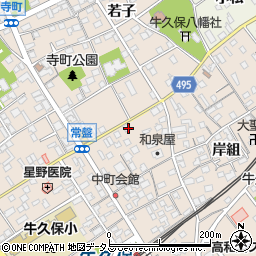 豊川シンドー周辺の地図