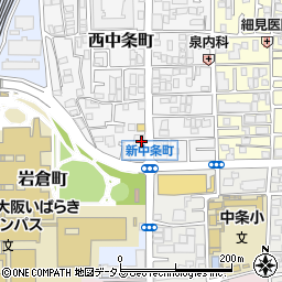 Ａ茨木市カギの緊急隊・３６５日２４時間　ＪＲ茨木東口センター周辺の地図