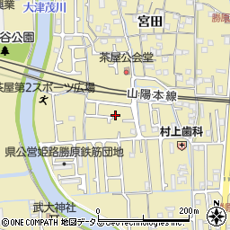 兵庫県姫路市勝原区宮田359周辺の地図