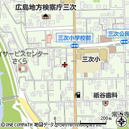 広島県三次市三次町1857周辺の地図