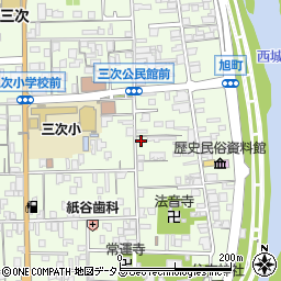 広島県三次市三次町1530-4周辺の地図