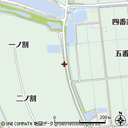 愛知県西尾市一色町細川五番割下周辺の地図
