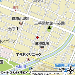 兵庫県姫路市玉手1丁目94周辺の地図