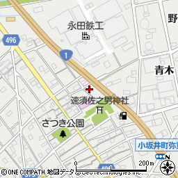 愛知県豊川市伊奈町新町畑16-4周辺の地図