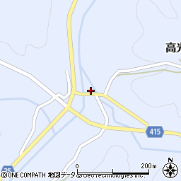 広島県神石郡神石高原町高光1665周辺の地図