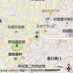 食品館アプロ豊中春日店周辺の地図