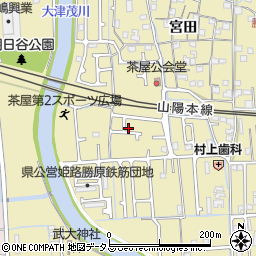 兵庫県姫路市勝原区宮田358周辺の地図