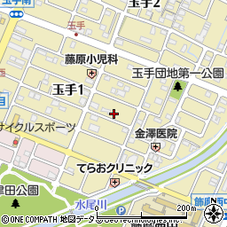 兵庫県姫路市玉手1丁目113周辺の地図