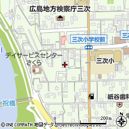 広島県三次市三次町1861周辺の地図