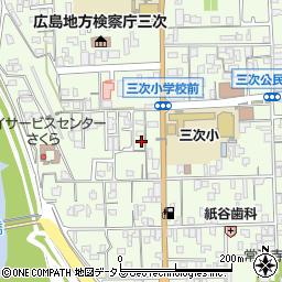 広島県三次市三次町1859周辺の地図