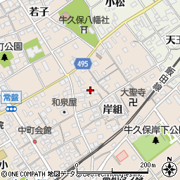 愛知県豊川市牛久保町常盤21-11周辺の地図