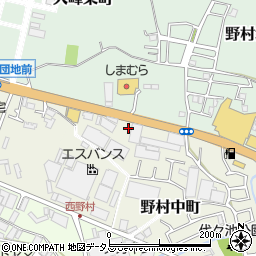 大阪府枚方市野村中町2-10周辺の地図