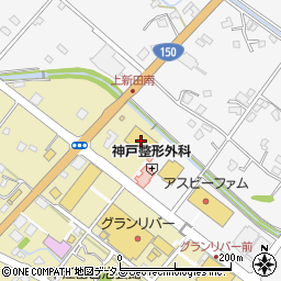 ウエルシアグランリバー焼津大井川店周辺の地図