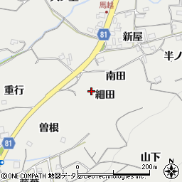 愛知県豊橋市石巻本町細田周辺の地図