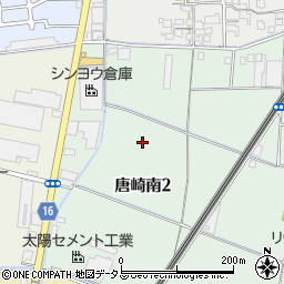 大阪府高槻市唐崎南2丁目周辺の地図