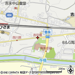 吉田橋周辺の地図