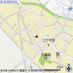 静岡県焼津市下江留2231-12周辺の地図