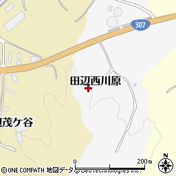 京都府京田辺市田辺西川原周辺の地図
