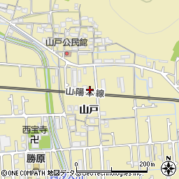 兵庫県姫路市勝原区山戸24周辺の地図