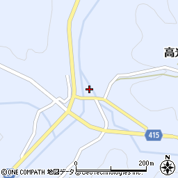 広島県神石郡神石高原町高光1663周辺の地図