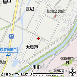 愛知県西尾市吉良町荻原大貝戸33周辺の地図