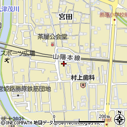 兵庫県姫路市勝原区宮田335周辺の地図