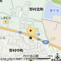 コーナン枚方野村店周辺の地図