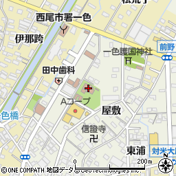 西尾市社協デイサービスセンター一色周辺の地図