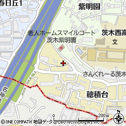 大阪府茨木市穂積台10-1周辺の地図