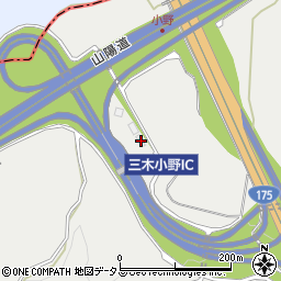 兵庫県三木市鳥町882周辺の地図