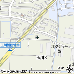 大阪府高槻市玉川3丁目30-4周辺の地図