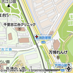 大阪府吹田市藤白台1丁目3-28周辺の地図