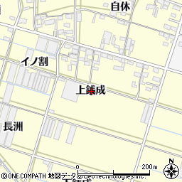 愛知県西尾市一色町中外沢上銭成周辺の地図