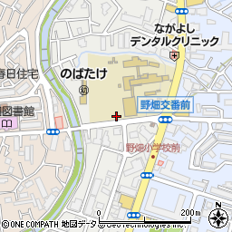 大阪府豊中市向丘周辺の地図