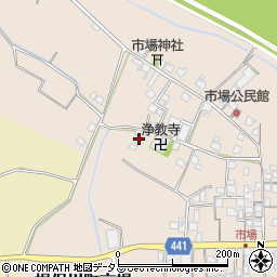 兵庫県たつの市揖保川町市場506周辺の地図