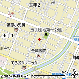 兵庫県姫路市玉手1丁目217周辺の地図